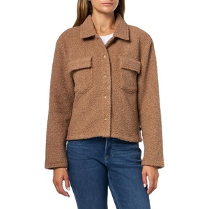 image:imageNautica Womens Cropped Soft Sherpa JacketBarley