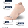 image:imageNautica Womens Ankle Socks  12 Pack Breathable Mesh Cushioned Low Cut Socks for Women  Gym Athletic Womens Socks 410BlackGrey