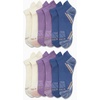 image:imageNautica Womens Ankle Socks  12 Pack Breathable Mesh Cushioned Low Cut Socks for Women  Gym Athletic Womens Socks 410Blue Assorted