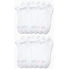 image:imageNautica Womens Ankle Socks  12 Pack Breathable Mesh Cushioned Low Cut Socks for Women  Gym Athletic Womens Socks 410White