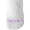 image:imageNautica Womens Ankle Socks  12 Pack Breathable Mesh Cushioned Low Cut Socks for Women  Gym Athletic Womens Socks 410White