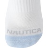 image:imageNautica Womens Ankle Socks  12 Pack Breathable Mesh Cushioned Low Cut Socks for Women  Gym Athletic Womens Socks 410White Pink