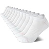 image:imageNautica Womens Ankle Socks  12 Pack Breathable Mesh Cushioned Low Cut Socks for Women  Gym Athletic Womens Socks 410White