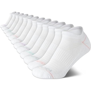 image:imageNautica Womens Ankle Socks  12 Pack Breathable Mesh Cushioned Low Cut Socks for Women  Gym Athletic Womens Socks 410White