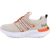 image:imageNautica Kids Boys and Girls Athletic SlipOn Sneakers Lightweight Bungee Running Shoes for Toddler Little Kid and Big KidBone Orangestellan