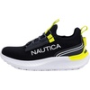 image:imageNautica Kids Boys and Girls Athletic SlipOn Sneakers Lightweight Bungee Running Shoes for Toddler Little Kid and Big KidNavy Lime Sable
