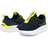 image:imageNautica Kids Boys and Girls Athletic SlipOn Sneakers Lightweight Bungee Running Shoes for Toddler Little Kid and Big KidNavy Limeselah