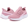 image:imageNautica Kids Boys and Girls Athletic SlipOn Sneakers Lightweight Bungee Running Shoes for Toddler Little Kid and Big KidPink on Pinkseabert