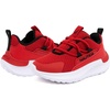 image:imageNautica Kids Boys and Girls Athletic SlipOn Sneakers Lightweight Bungee Running Shoes for Toddler Little Kid and Big KidRed Black