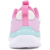 image:imageNautica Kids Boys and Girls Athletic SlipOn Sneakers Lightweight Bungee Running Shoes for Toddler Little Kid and Big KidWhite Bright