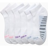 image:imageNautica Womens Quarter Socks  6 Pack Cushioned Moisture Wicking Athletic Quarter Socks for WomenAll White