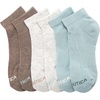 image:imageNautica Womens Quarter Socks  6 Pack Cushioned Moisture Wicking Athletic Quarter Socks for WomenGreen Assorted