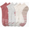 image:imageNautica Womens Quarter Socks  6 Pack Cushioned Moisture Wicking Athletic Quarter Socks for WomenOatmeal Logo