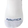 image:imageNautica Womens Quarter Socks  6 Pack Cushioned Moisture Wicking Athletic Quarter Socks for WomenWhite Logo