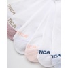 image:imageNautica Womens Quarter Socks  6 Pack Cushioned Moisture Wicking Athletic Quarter Socks for WomenWhite Logo