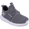 image:imageNautica Kids Boys and Girls Athletic SlipOn Sneakers Lightweight Bungee Running Shoes for Toddler Little Kid and Big KidGrey Tonal