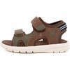 image:imageNautica Toddler Boys Sport Sandals  Lightweight Athletic OpenToe Summer Shoes with Dual Adjustable Hook and Loop Straps for Outdoor Play Beach and WaterBrown Olive Jupiter