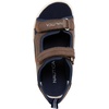 image:imageNautica Toddler Boys Sport Sandals  Lightweight Athletic OpenToe Summer Shoes with Dual Adjustable Hook and Loop Straps for Outdoor Play Beach and WaterBrown Navyjimmy