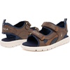 image:imageNautica Toddler Boys Sport Sandals  Lightweight Athletic OpenToe Summer Shoes with Dual Adjustable Hook and Loop Straps for Outdoor Play Beach and WaterBrown Navyjimmy