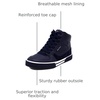 image:imageNAUTICA Kids Boys and Girls High Top Shoe Casual Fashion Basketball Boot Sneakers Big KidLittle Kid Sizes  HorizonNavy