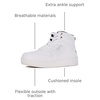image:imageNAUTICA Kids Boys and Girls High Top Shoe Casual Fashion Basketball Boot Sneakers Big KidLittle Kid Sizes  HorizonWhite Mono