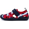 image:imageNautica Kids Water Shoes for Boys Girls Toddler Quick Dry Swim Shoes Aqua Socks Beach Pool Closed Toe Barefoot Summer Watershoes for Toddlers Size 512Rwb Shark Stripe