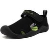 image:imageNautica Kids Water Shoes for Boys Girls Toddler Quick Dry Swim Shoes Aqua Socks Beach Pool Closed Toe Barefoot Summer Watershoes for Toddlers Size 512Black Fresh Lime
