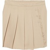 image:imageNautica Girls School Uniform Pleated Pullon Scooter Skirt With Undershorts Knit WaistbandKhaki Ruffle