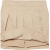 image:imageNautica Girls School Uniform Pleated Pullon Scooter Skirt With Undershorts Knit WaistbandKhaki Ruffle