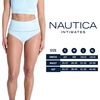 image:imageNautica Womens Seamless Ribbed Knit Brief Underwear Set 5PackApril BreezeMid Heather GreyBlackTrinity BlueFrosted Mint