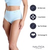 image:imageNautica Womens Seamless Ribbed Knit Brief Underwear Set 5PackApril BreezeMid Heather GreyBlackTrinity BlueFrosted Mint