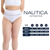 image:imageNautica Womens Seamless Ribbed Knit Brief Underwear Set 5PackPale SageWhiteLight MochaBlackMd Heather Grey