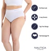 image:imageNautica Womens Seamless Ribbed Knit Brief Underwear Set 5PackPale SageWhiteLight MochaBlackMd Heather Grey