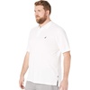 image:imageNautica Mens Short Sleeve Stretch Solid Deck Polo ShirtBright White