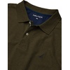 image:imageNautica Mens Short Sleeve Stretch Solid Deck Polo ShirtCoastal Olive Heather