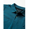 image:imageNautica Mens Short Sleeve Stretch Solid Deck Polo ShirtOcean Depths Heather