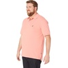 image:imageNautica Mens Short Sleeve Stretch Solid Deck Polo ShirtPale Coral