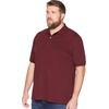 image:imageNautica Mens Short Sleeve Stretch Solid Deck Polo ShirtRoyal BurgundyRed
