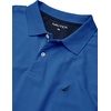 image:imageNautica Mens Short Sleeve Stretch Solid Deck Polo ShirtSpinner Blue