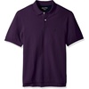 image:imageNautica Mens Short Sleeve Stretch Solid Deck Polo ShirtBlackberry