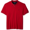 image:imageNautica Mens Short Sleeve Stretch Solid Deck Polo ShirtClassic Red