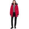 image:imageNautica Womens Heavyweight Puffer JacketFaux FurLined Hood Wind amp WaterResistant Winter CoatNautica Red