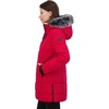 image:imageNautica Womens Heavyweight Puffer JacketFaux FurLined Hood Wind amp WaterResistant Winter CoatNautica Red