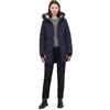 image:imageNautica Womens Heavyweight Puffer JacketFaux FurLined Hood Wind amp WaterResistant Winter CoatNavy Seas