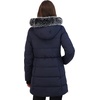 image:imageNautica Womens Heavyweight Puffer JacketFaux FurLined Hood Wind amp WaterResistant Winter CoatNavy Seas