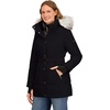 image:imageNautica Womens Heavyweight Puffer Jacketbib Insertfaux Furlined Hood Wind Waterresistant Winter CoatBlack