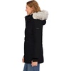 image:imageNautica Womens Heavyweight Puffer Jacketbib Insertfaux Furlined Hood Wind Waterresistant Winter CoatBlack