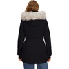 image:imageNautica Womens Heavyweight Puffer Jacketbib Insertfaux Furlined Hood Wind Waterresistant Winter CoatBlack