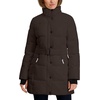 image:imageNautica Womens Heavyweight Puffer Jacketbib Insertfaux Furlined Hood Wind Waterresistant Winter CoatEspresso