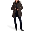 image:imageNautica Womens Heavyweight Puffer Jacketbib Insertfaux Furlined Hood Wind Waterresistant Winter CoatEspresso